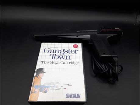 GANGSTER TOWN WITH GUN - SEGA MASTER