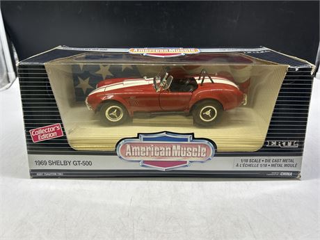 1:18 SCALE DIECAST 1969 SHELBY GT-500 IN BOX