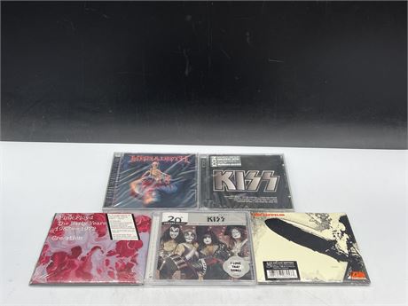 5 SEALED GOOD TITLE CDS