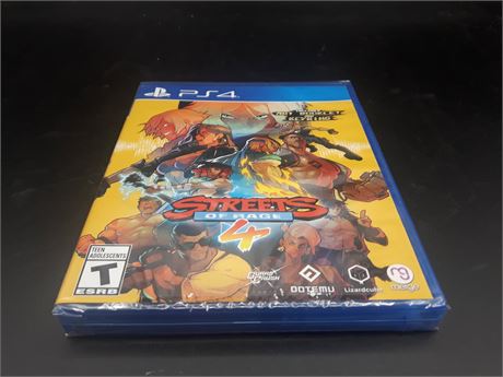 SEALED - STREETS OF RAGE 4 - PS4