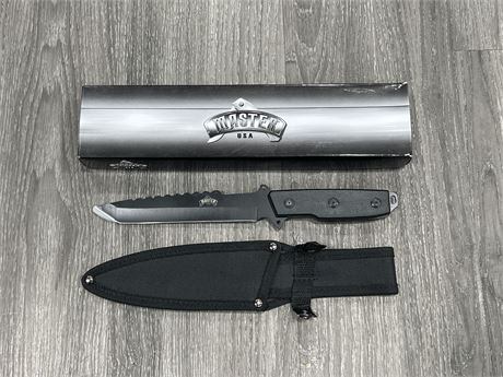 NEW MASTER USA KNIFE W/ SHEATH - 6” BLADE