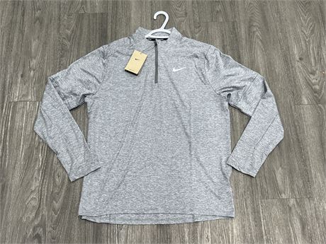 NEW W/ TAGS NIKE DRI-FIT HALF ZIP UP RUNNING TOP - SIZE LARGE