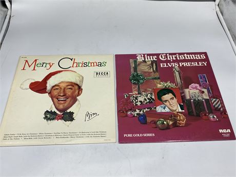 2 CHRISTMAS RECORDS - VG+