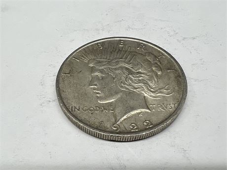 1922 US SILVER DOLLAR