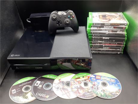 XBOX ONE CONSOLE WITH GAMES - VERY GOOD CONDITION