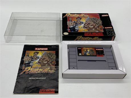 POWER MOVES - SNES COMPLETE W/BOX & MANUAL
