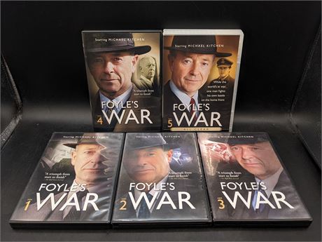 FOYLES WAR SETS 1-5 - VERY GOOD CONDITION - DVD