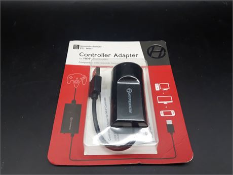 SEALED - N64 CONTROLLER ADAPTER - SWITCH / PC