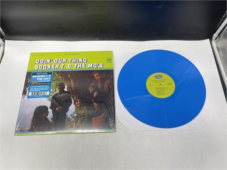 BOOKER T. & THE MG’S - DOIN’ OUR THING W/ SKY BLUE VINYL - MINT (M)
