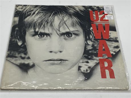 ORIGINAL 1985 CANADIAN PRESS U2 - WAR W/GATEFOLD COVER - VG+