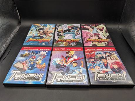 COLLECTION OF ANIME MOVIES - VERY GOOD CONDITION