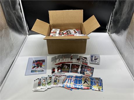 BOX OF SPORTS CARDS - MAJORITY HOCKEY / TEAM CANADA CARDS