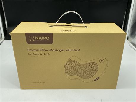 (NEW) NAIPO SHIATSU MACHINE W/ HEATER