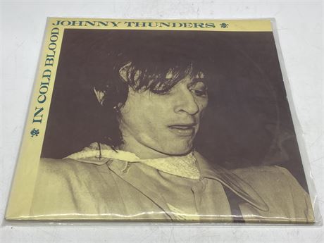 FRANCE PRESS JOHNNY THUNDERS - IN COLD BLOOD 2LP - VG+