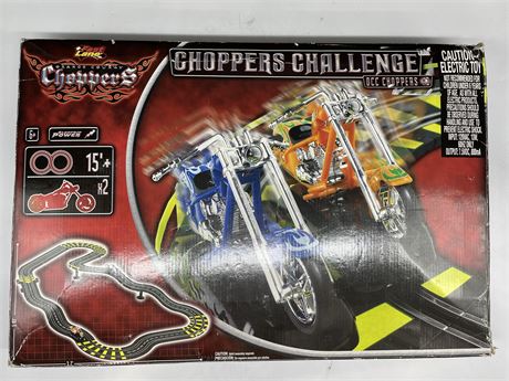 FAST LANE ORANGE COUNTY CHOPPERS CHALLENGE OCC ELECTRIC MOTORCYCLE TRACK SET