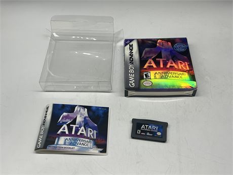 ATARI - GAMEBOY ADVANCE COMPLETE W/BOX & MANUAL - EXCELLENT COND.