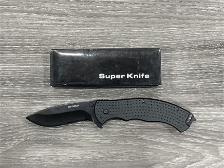NEW “SUPER KNIFE” FOLDING KNIFE - 8” LONG