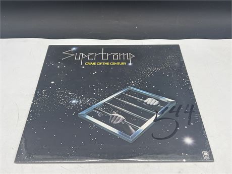 SEALED OLD STOCK - SUPERTRAMP - CRIME OF THE CENTURY