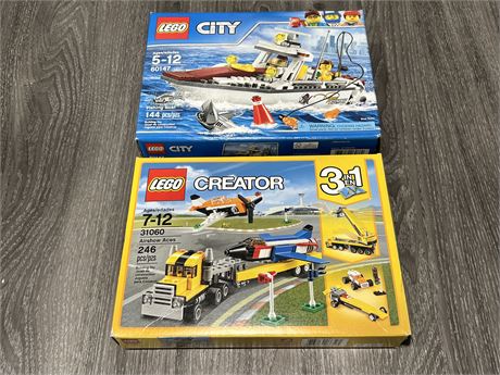 2 OPEN BOX LEGO SETS #60147 & #31060