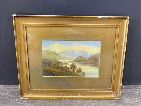 ANTIQUE FRAMED PAINTING 16”x13”