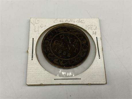 1882 CDN ONE CENT COIN