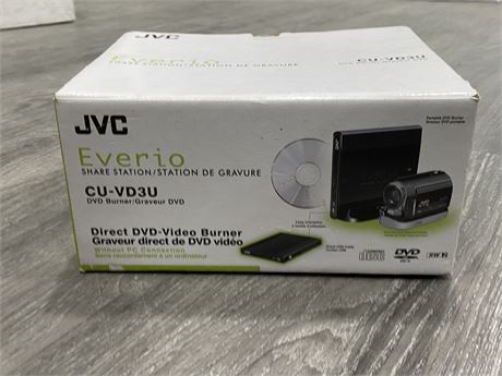 OPEN BOX JVC CU-VD3U DVD BURNER