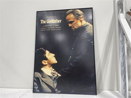 FRAMED “THE GODFATHER” POSTER - NO GLASS 34”x24”