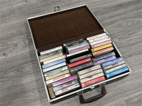 37 CASSETTES IN CASE