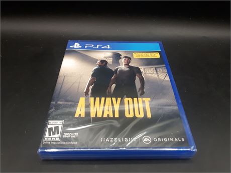 SEALED - A WAY OUT  - PS4