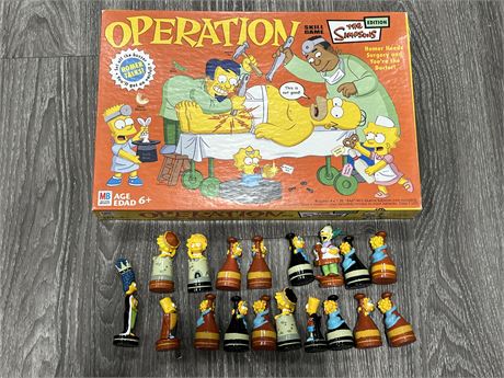 SIMPSON’S OPERATION GAME + FIGURES