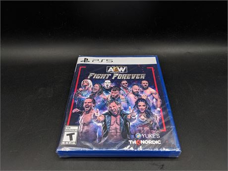 SEALED - AEW WRESTLING - PS5