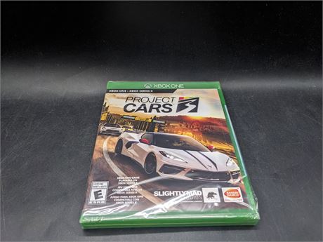 SEALED - PROJECT CARS 3 - XBOX ONE / XBOX SERIES X