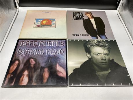 4 MISC RECORDS - VERY GOOD (VG) (Slightly scratched)