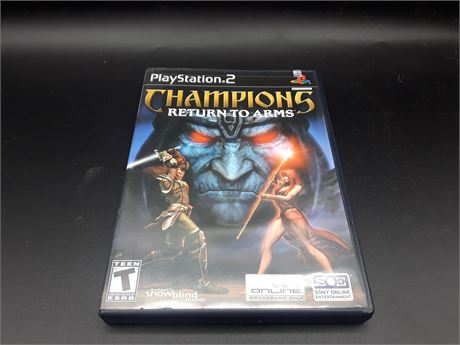 CHAMPIONS RETURN TO ARMS - CIB - EXCELLENT CONDITION - PS2