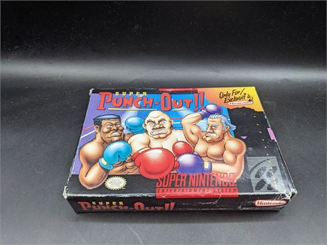 SUPER PUNCH OUT -VERY GOOD CONDITION - SNES