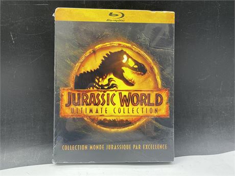 SEALED JURASSIC WORLD ULTIMATE 6-MOVIE COLLECTION BLU-RAY