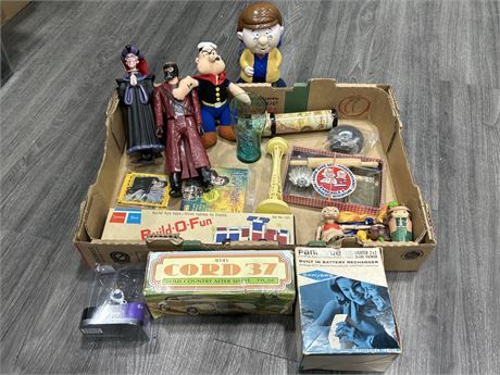 LOT OF ASSORTED TOYS/COLLECTABLES - MOSTLY VINTAGE