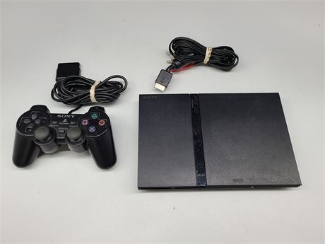 PS2 SLIM WITH GAME