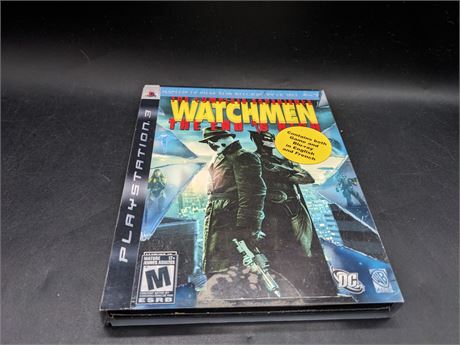 RARE - WATCHMEN END IS NIGHT - COMPLETE EXPERIENCE WITH MOVIE - PS3