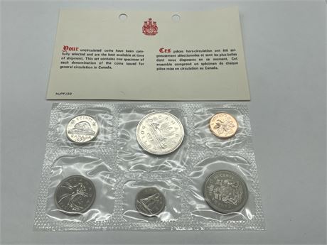1977 ROYAL CANADIAN MINT UNCIRCULATED COIN SET