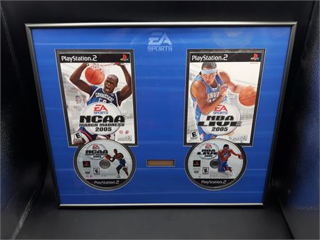 COLLECTORS FRAMED PS2 GAMES - VERY GOOD CONDITION
