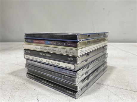 9 LED ZEPPELIN CDS - EXCELLENT COND.