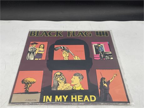 BLACK FLAG - IN MY HEAD - VG (SLIGHTLY SCRATCHED)