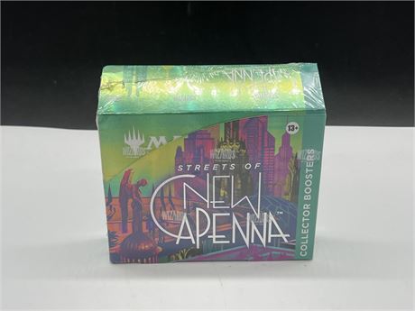 SEALED MAGIC THE GATHERING - STREETS OF NEW CAPENNA - COLLECTORS BOX