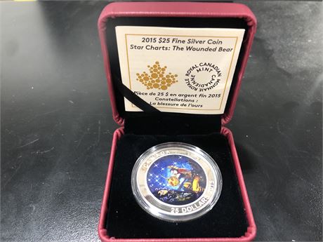 2015 $25 FINE SILVER COIN - ROYAL CANADIAN MINT