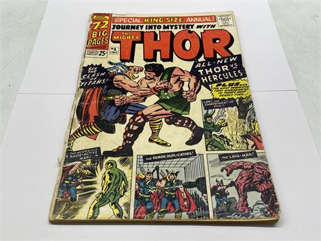 KING SIZE THE MIGHTY THOR #1 - HAS DETACHED COVER