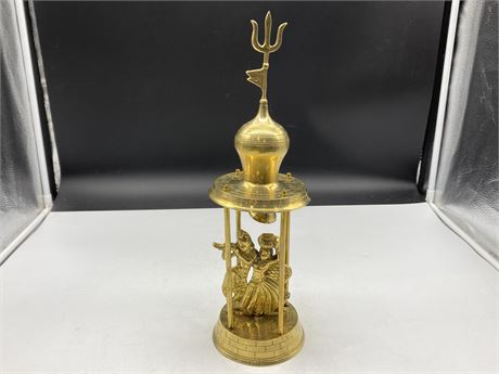 SOLID BRASS SOUTH EAST ASIAN ORNAMENT (16” tall)
