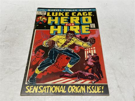 LUKE CAGE, HERO FOR HIRE #1 FIRST APPEARANCE OF LUKE CAGE