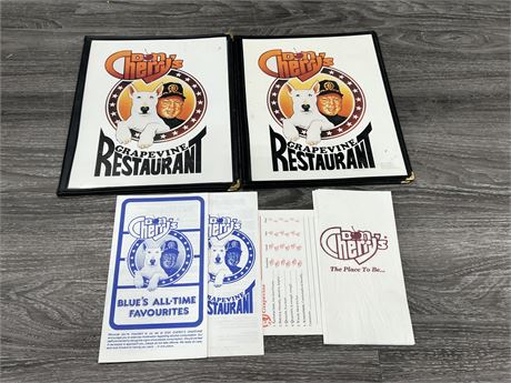 DON CHERRY COLLECTABLES, MENUS & ECT