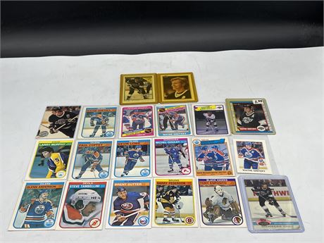 LOT OF 1982-83 OPC CARDS & MISC GRETZKY CARDS